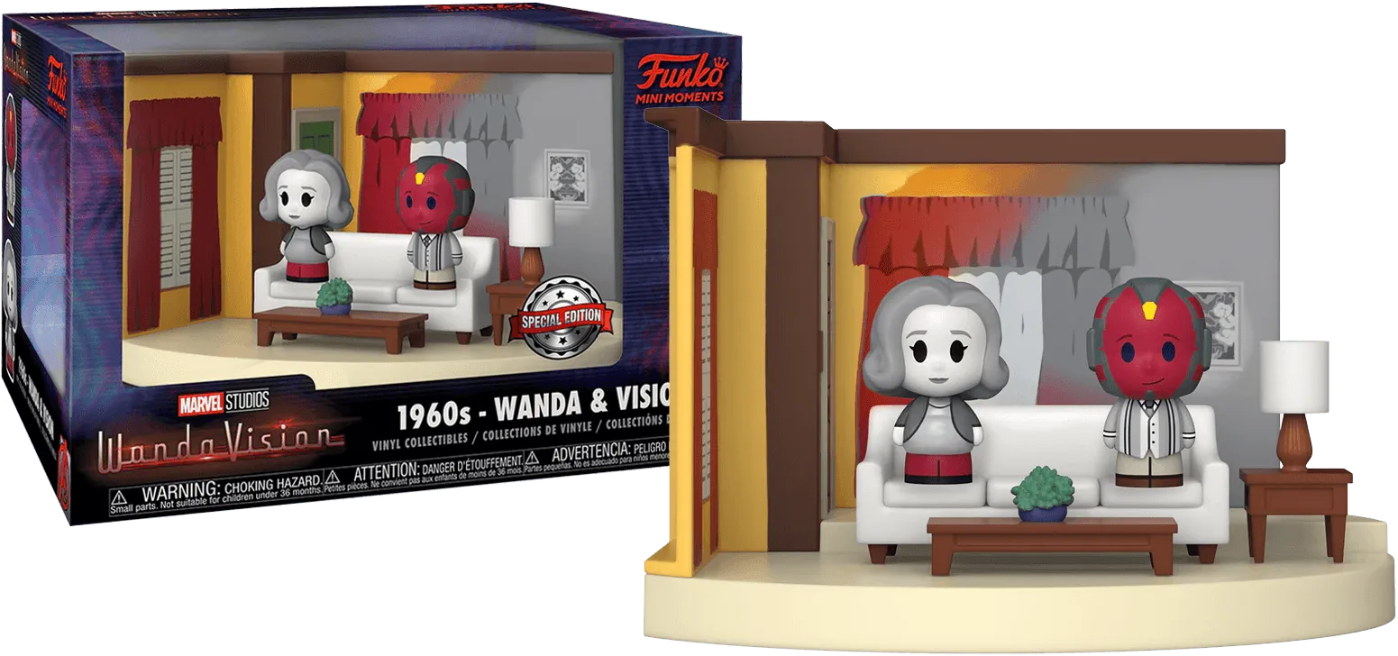 FUN60957 WandaVision - 60’s Couch US Exclusive Mini Moment [RS] - Funko - Titan Pop Culture
