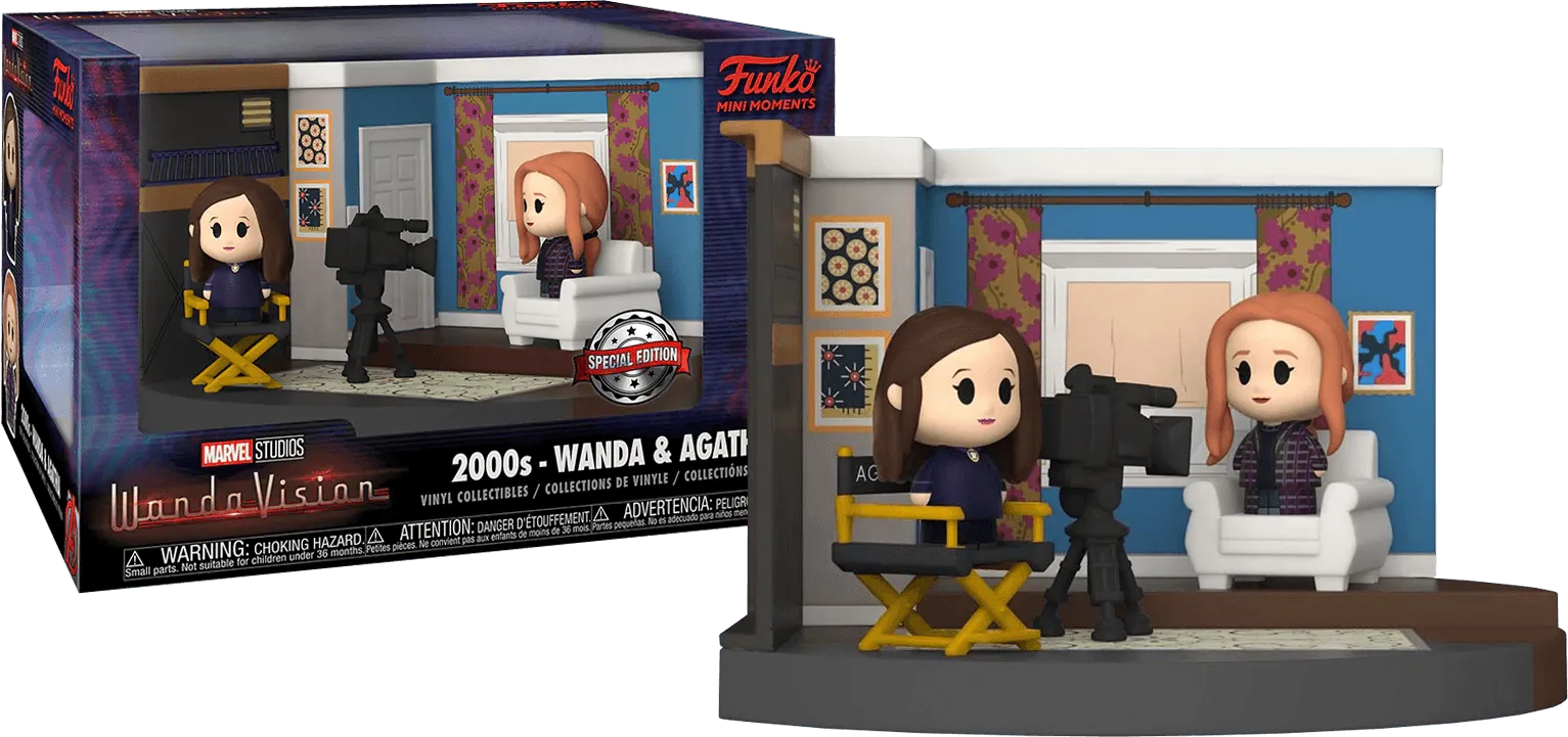 FUN60961 WandaVision - 2000's Wanda & Agatha US Exclusive Mini Moment [RS] - Funko - Titan Pop Culture