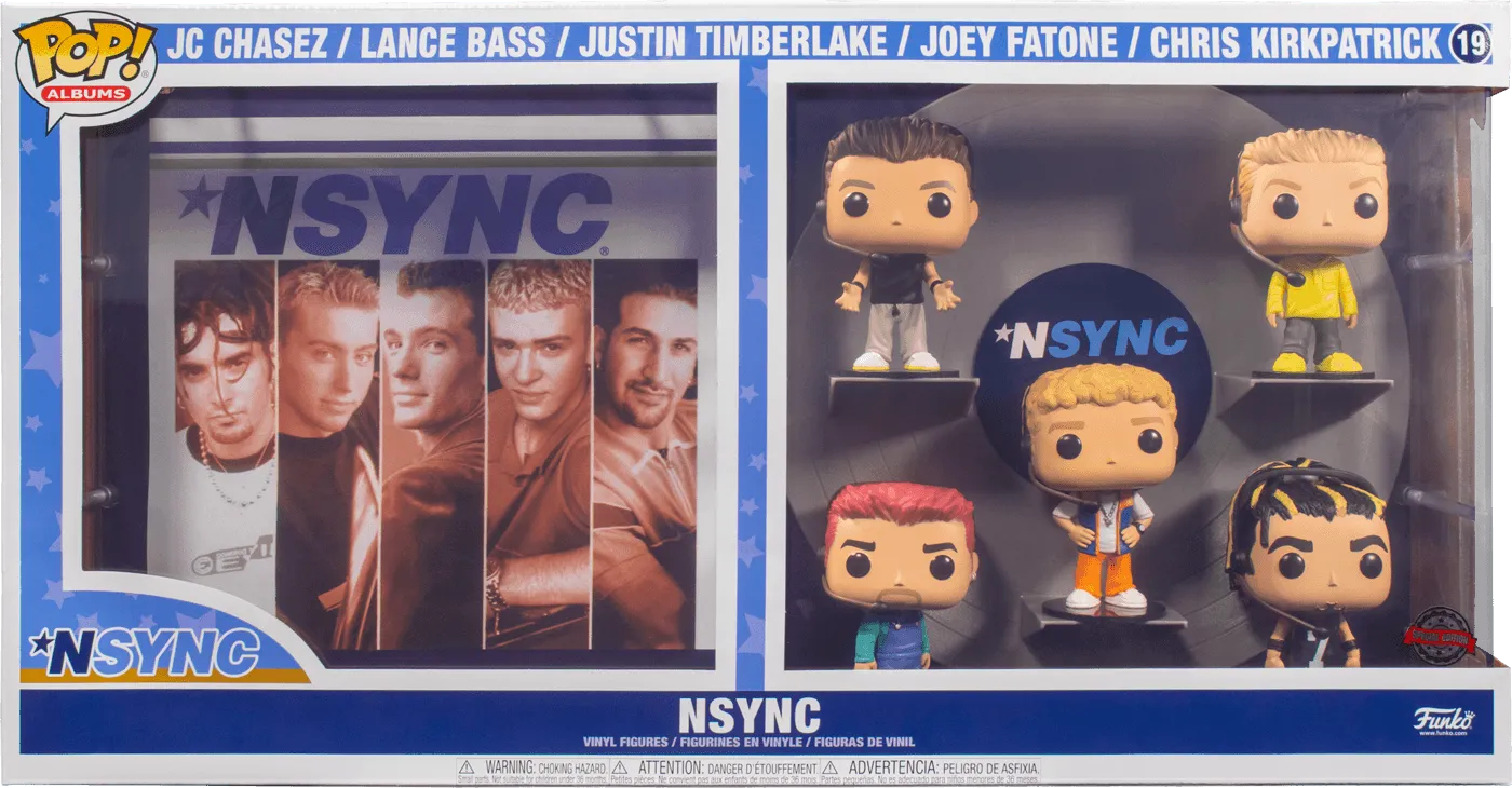 FUN60994 NSYNC - Debut US Exclusive Pop! Album Deluxe [RS] - Funko - Titan Pop Culture
