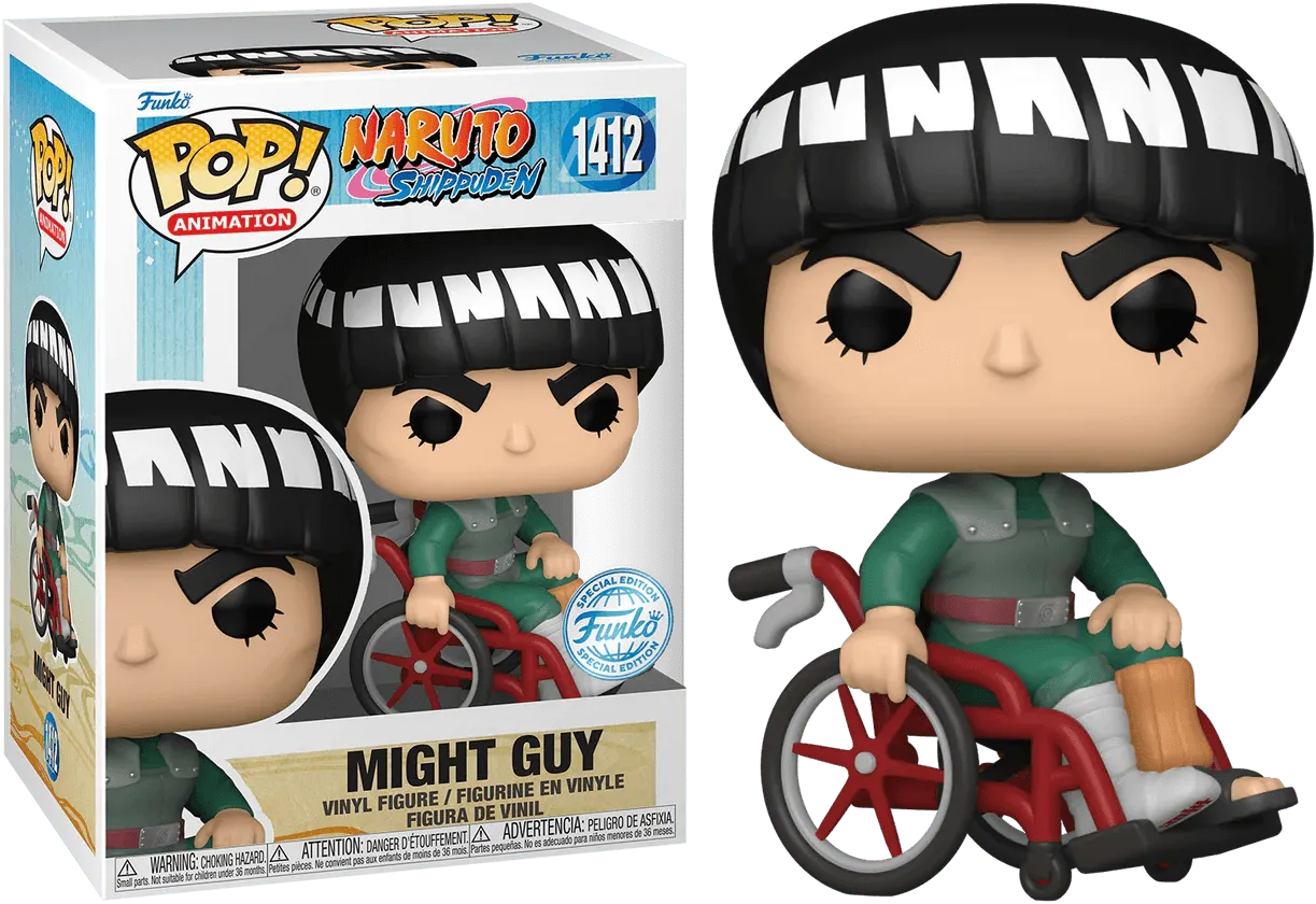 FUN61051 Naruto - Might Guy in Wheelchair US Exclusive Pop! Vinyl [RS] - Funko - Titan Pop Culture