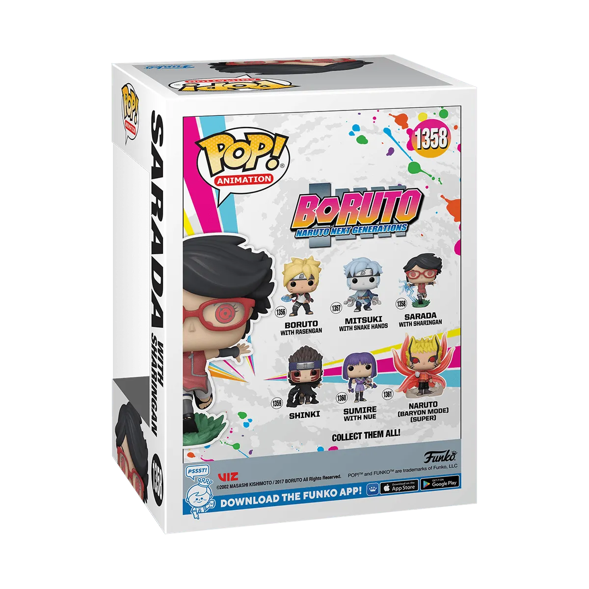 FUN61387 Boruto: Naruto Next Generations - Sarada with Sharingan Pop! Vinyl - Funko - Titan Pop Culture