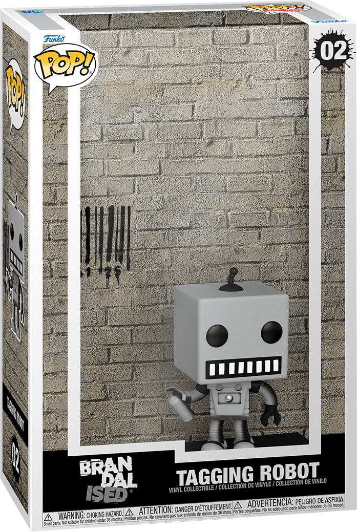 FUN61517 Brandalised - Tagging Robot Pop! Art Cover - Funko - Titan Pop Culture