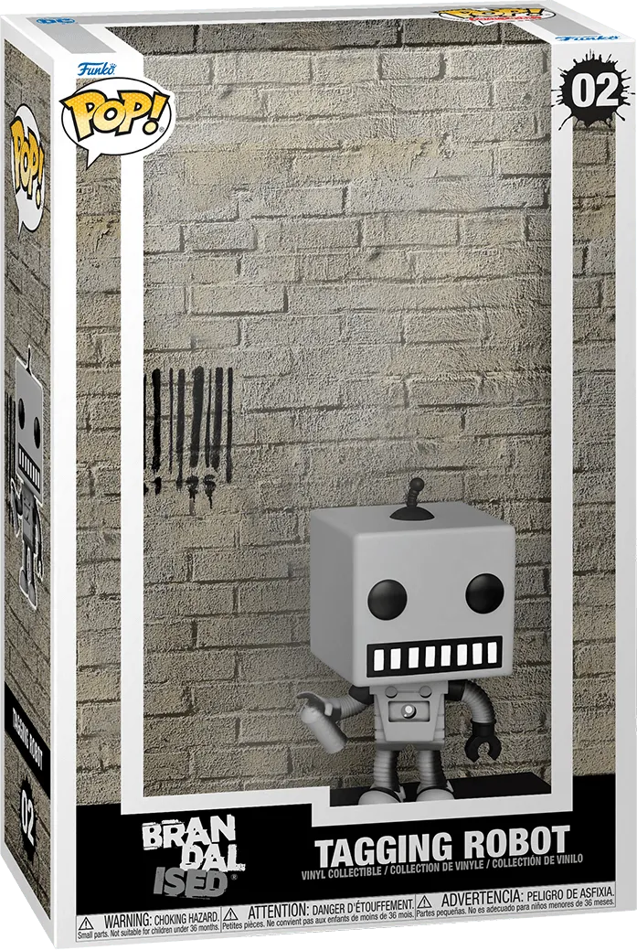 FUN61517 Brandalised - Tagging Robot Pop! Art Cover - Funko - Titan Pop Culture