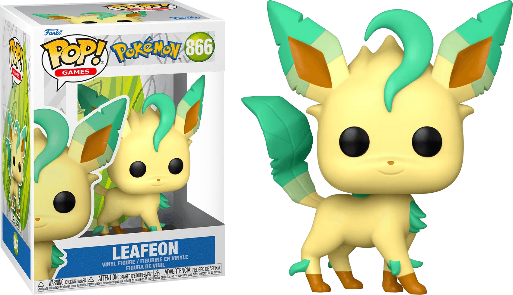 FUN62266 Pokemon - Leafeon Pop! Vinyl [RS] - Funko TBA - Titan Pop Culture