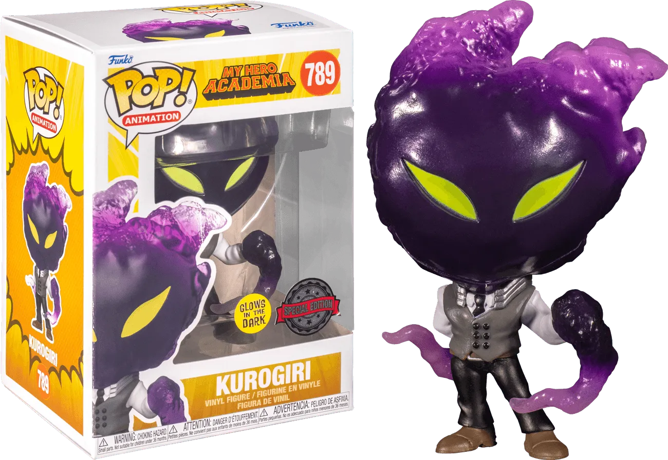 FUN62707 My Hero Academia - Kurogiri Glow US Exclusive Pop! Vinyl [RS] - Funko - Titan Pop Culture