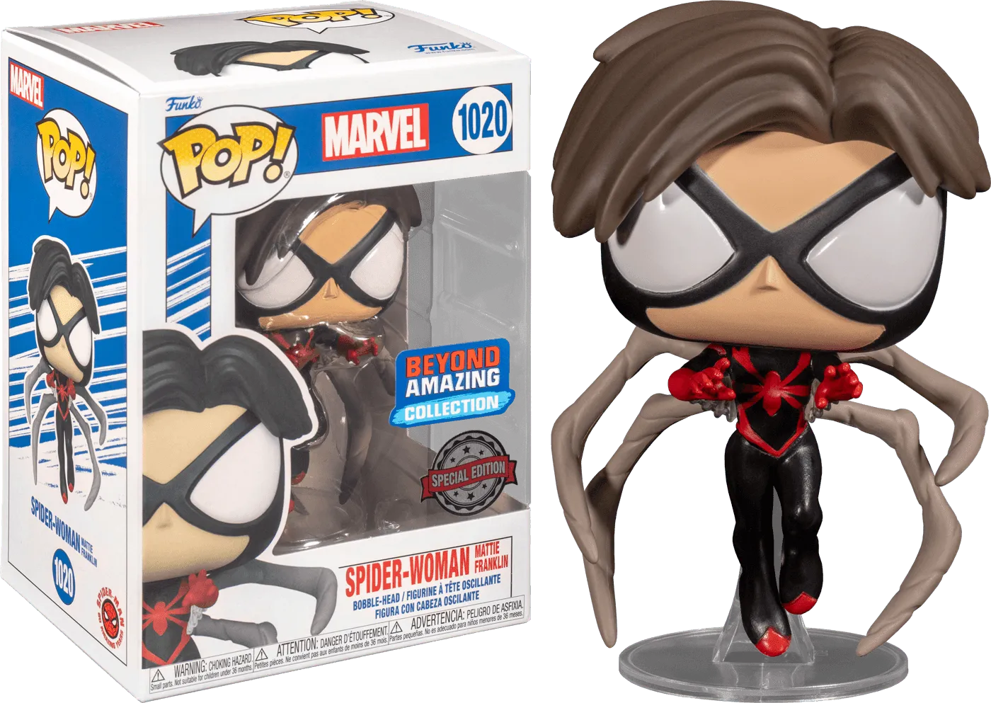 FUN62975 Marvel Comics - Spider-Woman (Mattie Franklin) Year of the Spider US Exclusive Pop! Vinyl [RS] - Funko - Titan Pop Culture