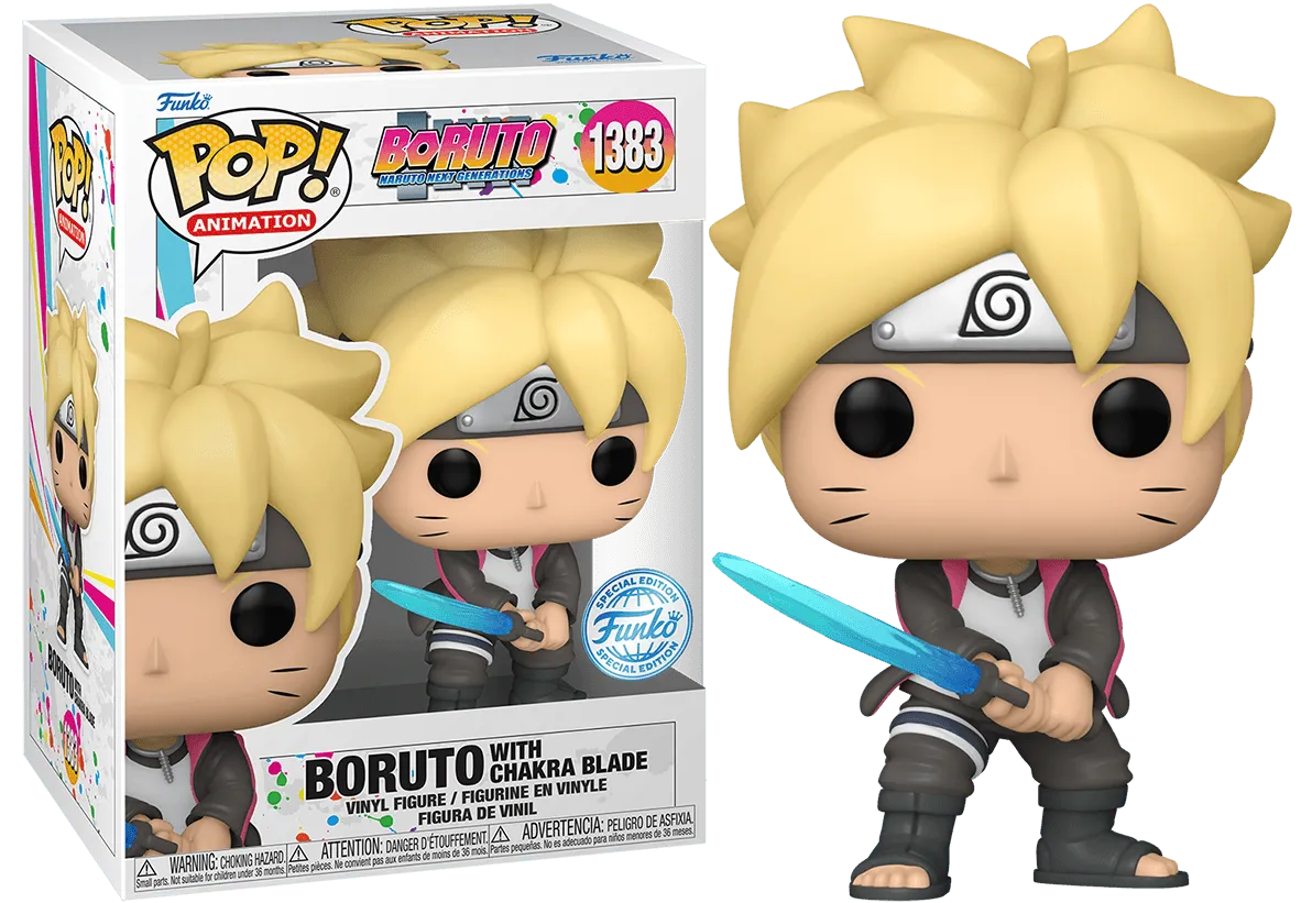 FUN63136CASE Boruto: Naruto Next Generations - Boruto with Chakra Blade Pop! Vinyl - Chase Case [RS] - Funko - Titan Pop Culture