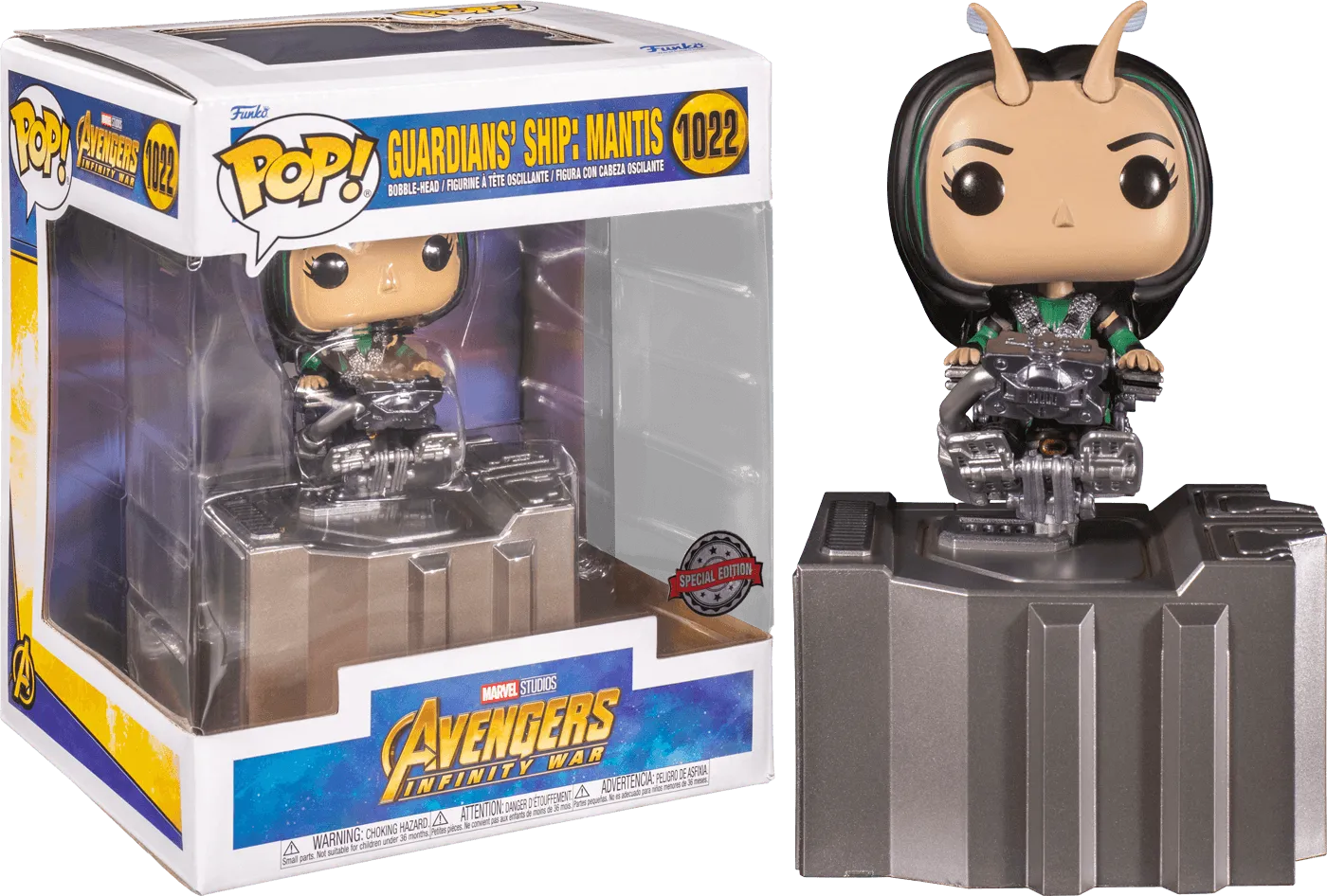 FUN63208 Avengers 3: Infinity War - Guardians' Ship: Mantis US Exclusive Pop! Deluxe [RS] - Funko - Titan Pop Culture