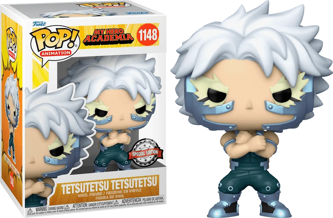 FUN63285 My Hero Academia - Tetsutetsu Tetsutetsu US Exclusive Pop! Vinyl [RS] - Funko - Titan Pop Culture