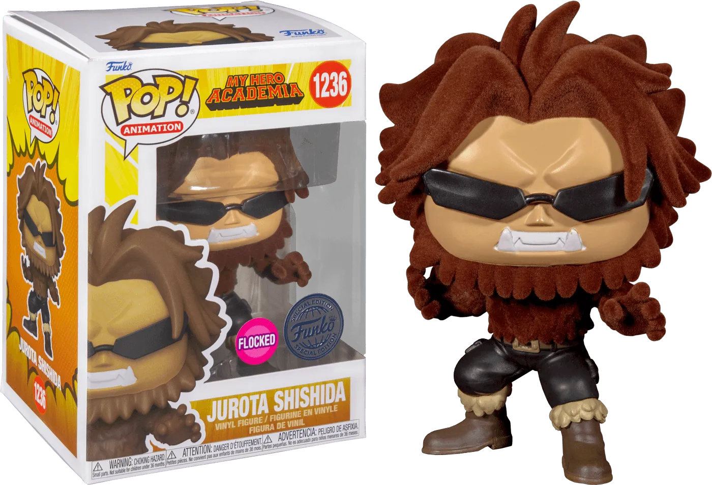 FUN63288 My Hero Academia - Jurota Shishida Flocked US Exclusive Pop! Vinyl [RS] - Funko - Titan Pop Culture
