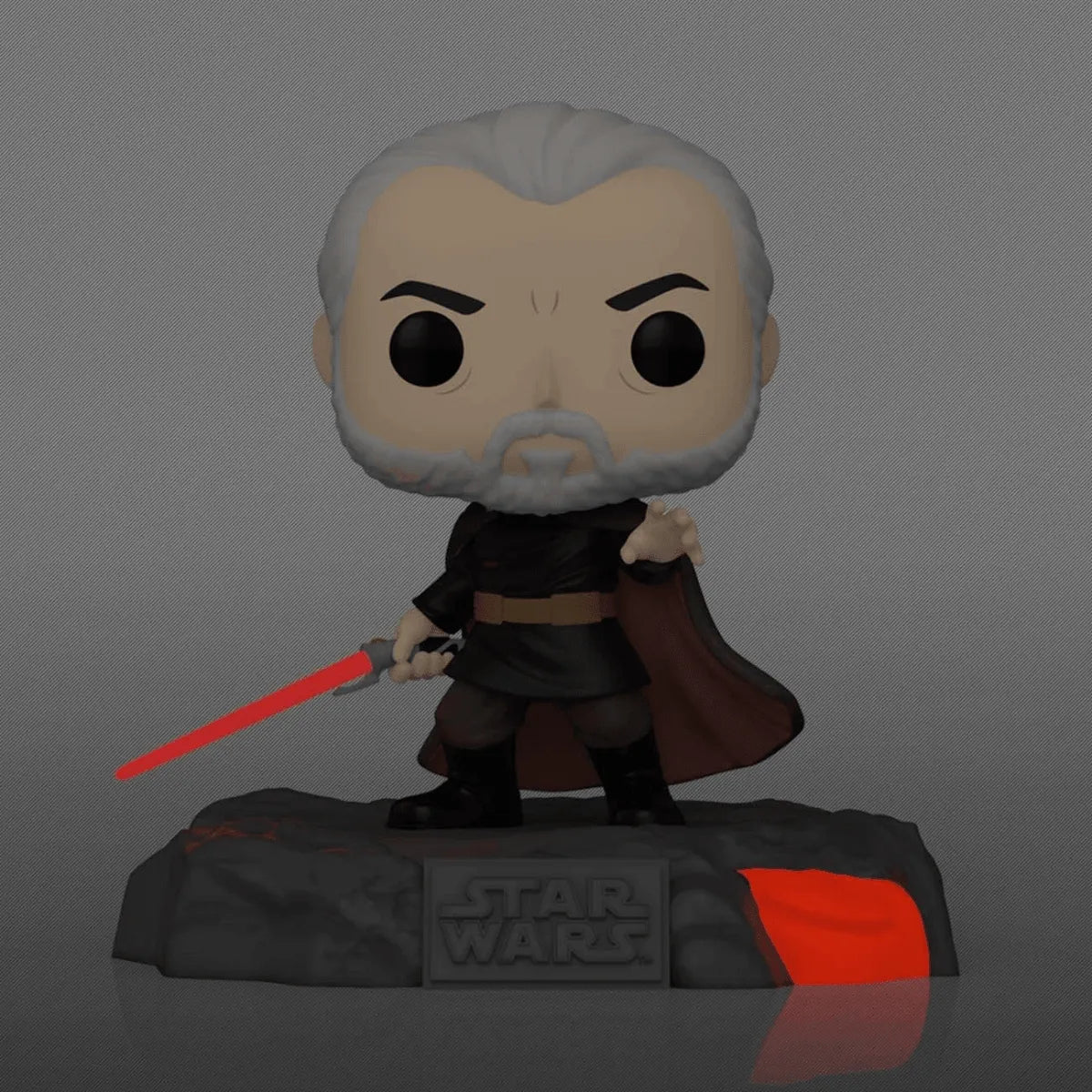 FUN63296 Star Wars - Red Sabre Series: Darth Tyranus Glow US Exclusive Pop! Deluxe [RS] - Funko - Titan Pop Culture