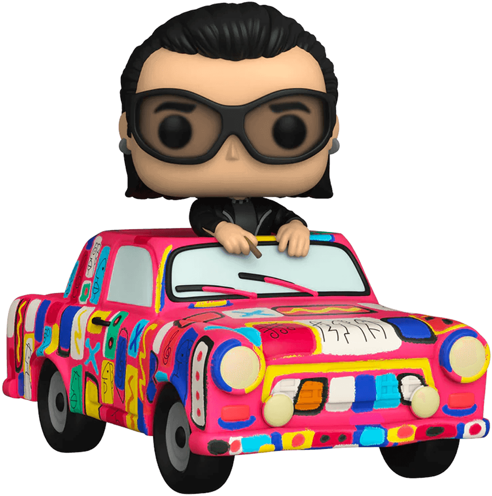 FUN64031 U2 - Bono with Achtung Baby Car Pop! Ride - Funko - Titan Pop Culture