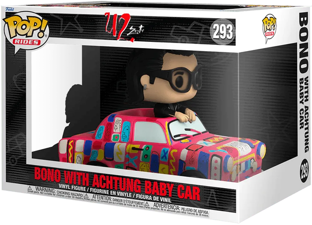 FUN64031 U2 - Bono with Achtung Baby Car Pop! Ride - Funko - Titan Pop Culture