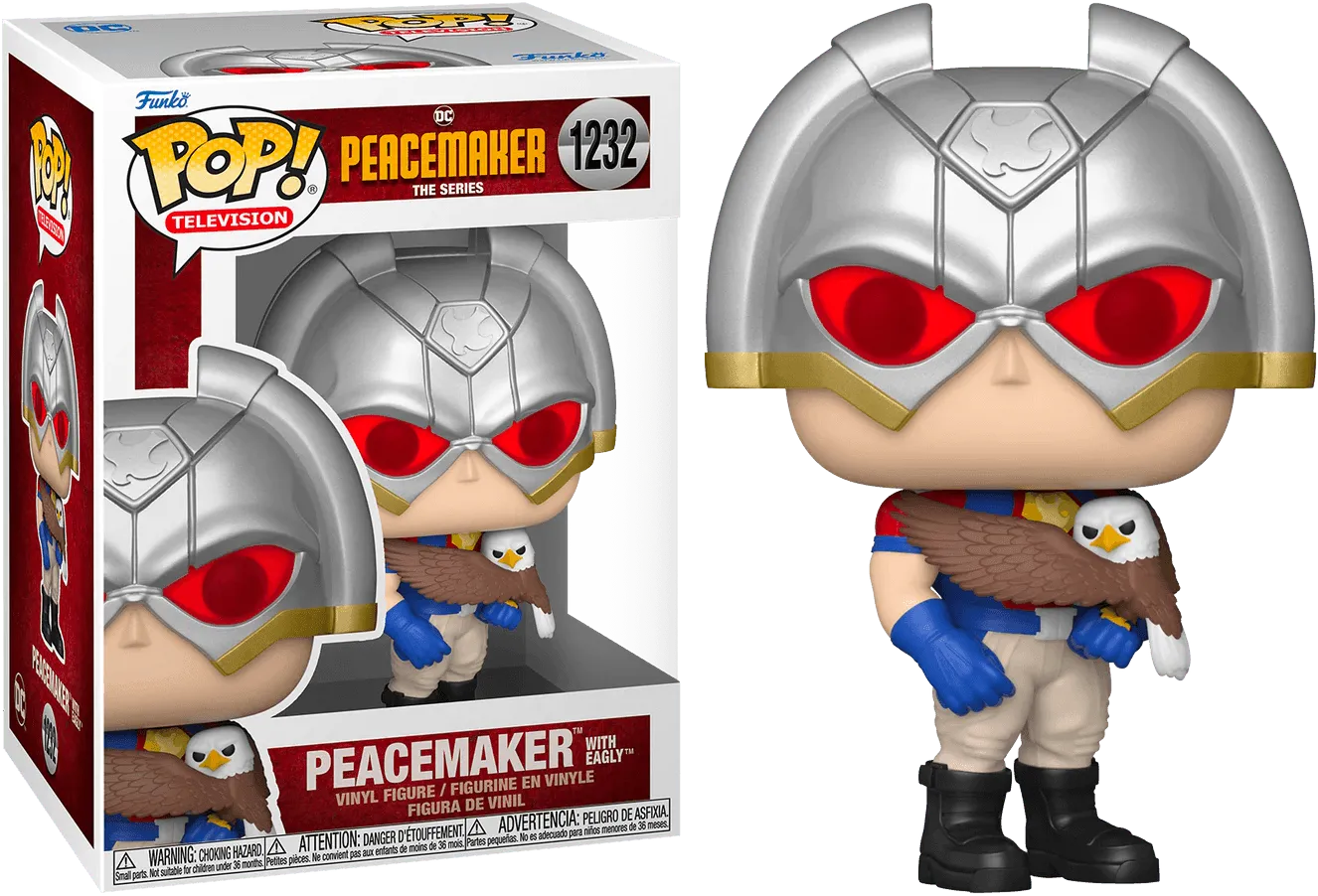 FUN64181 Peacemaker: The Series - Peacemaker with Eagly Pop! Vinyl - Funko - Titan Pop Culture
