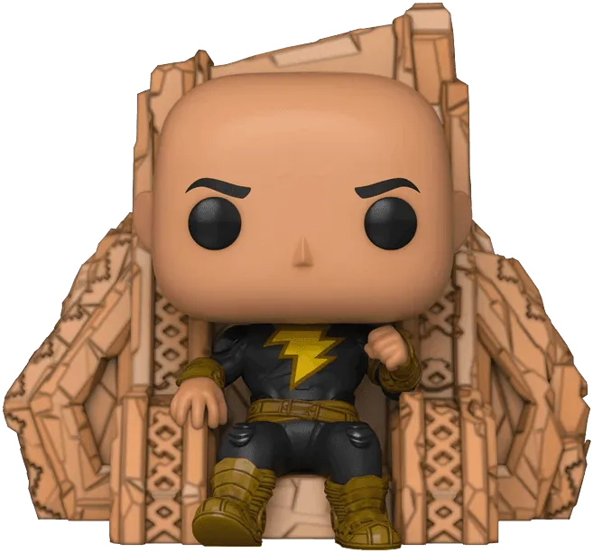 FUN64187 Black Adam (2022) - Black Adam on Throne Pop! Deluxe - Funko - Titan Pop Culture