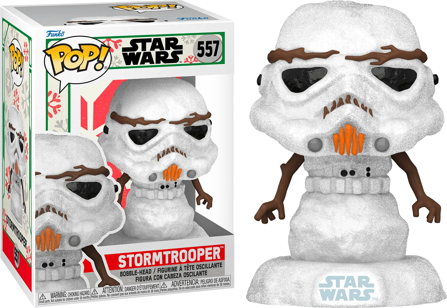 FUN64338 Star Wars: Holiday - Stormtrooper Snowman Pop! Vinyl - Funko - Titan Pop Culture