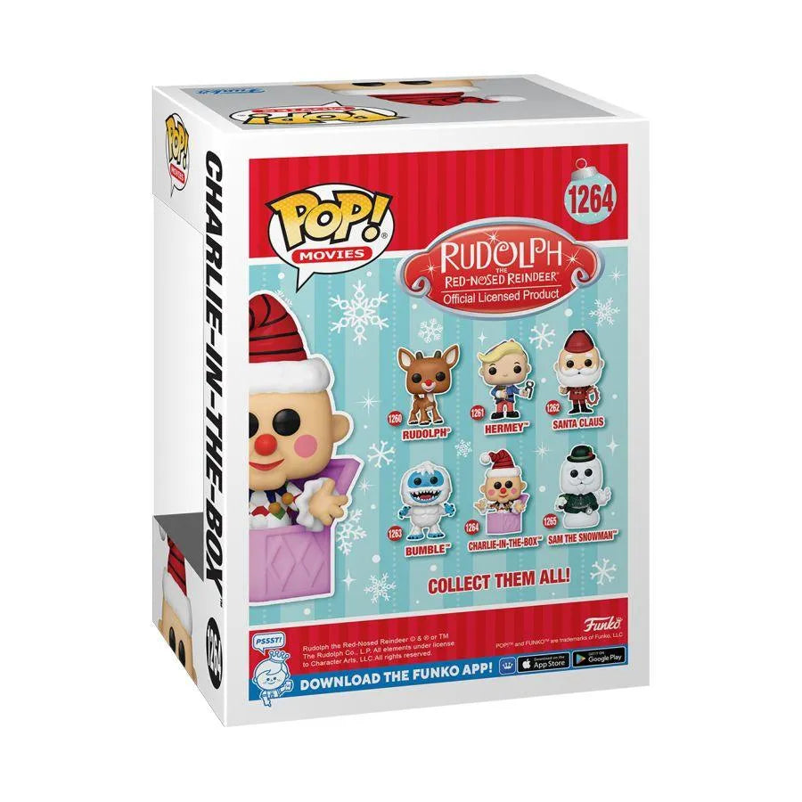 FUN64341 Rudolph - Charlie in the Box Pop! Vinyl - Funko - Titan Pop Culture