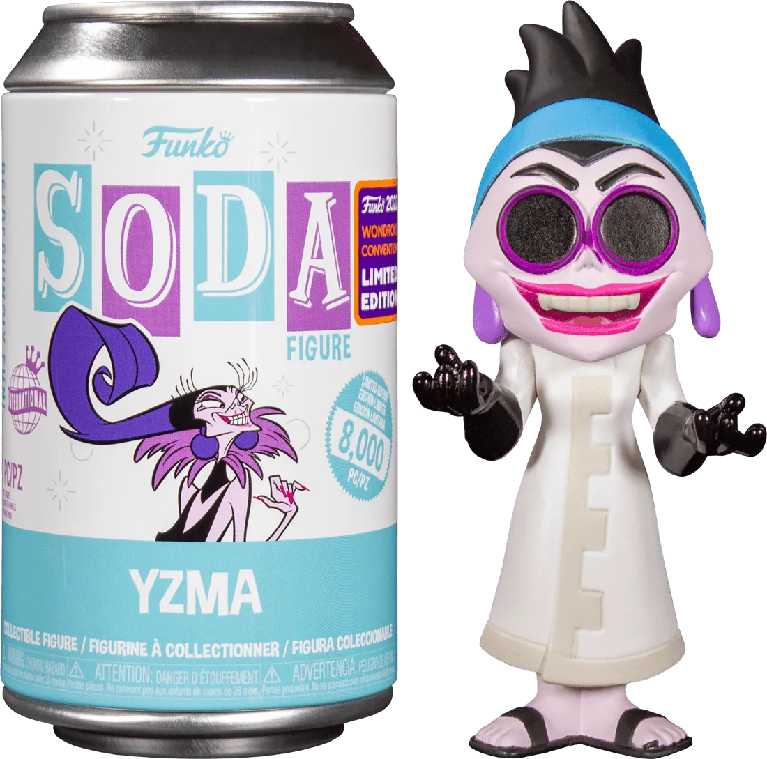 FUN64389 The Emperor's New Groove - Yzma in Lab Coat (with chase) WonderCon 2022 Vinyl Soda [RS] - Funko - Titan Pop Culture