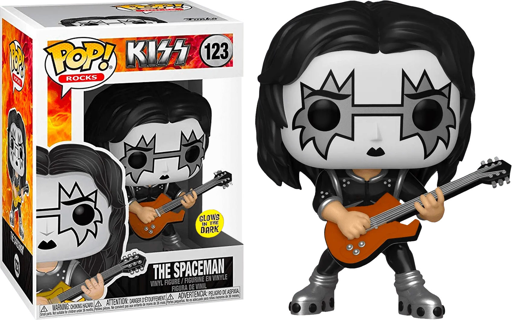FUN64503 KISS - Spaceman Glow US Exclusive Pop! Vinyl [RS] - Funko - Titan Pop Culture