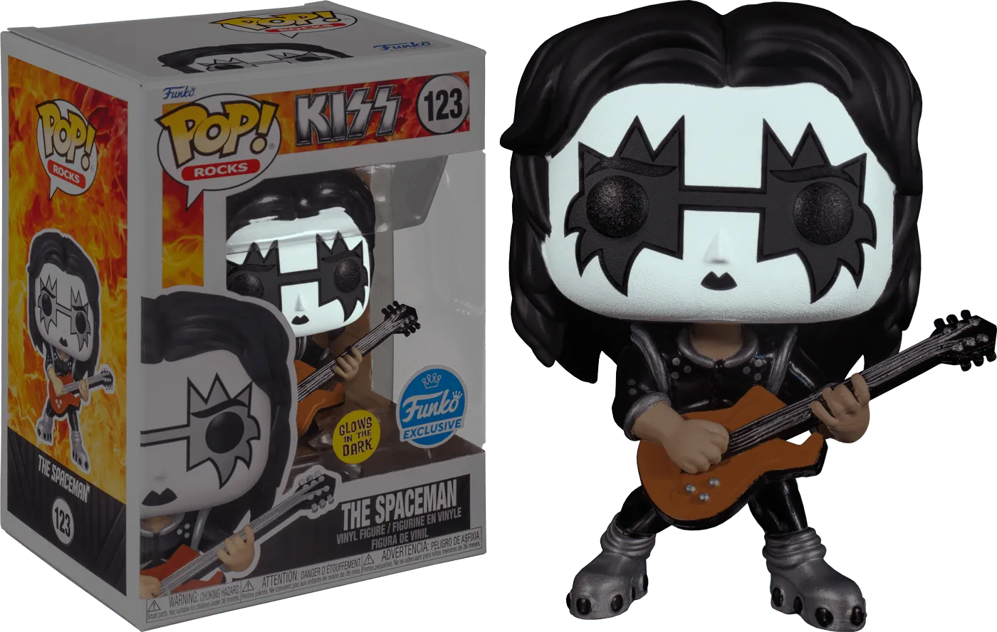 FUN64503 KISS - Spaceman Glow US Exclusive Pop! Vinyl [RS] - Funko - Titan Pop Culture