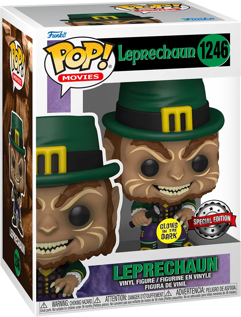 FUN64675 Leprechaun - Leprechaun with Flashlight Glow US Exclusive Pop! Vinyl [RS] - Funko - Titan Pop Culture