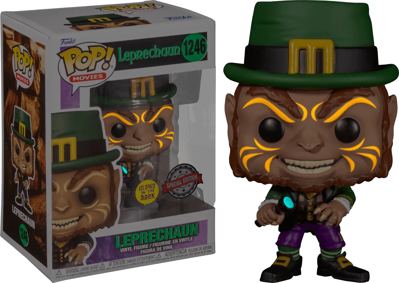 FUN64675 Leprechaun - Leprechaun with Flashlight Glow US Exclusive Pop! Vinyl [RS] - Funko - Titan Pop Culture