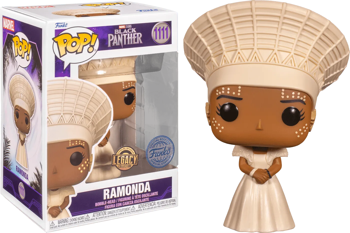 FUN64871 Black Panther: Legacy - Ramonda US Exclusive Pop! Vinyl [RS] - Funko - Titan Pop Culture