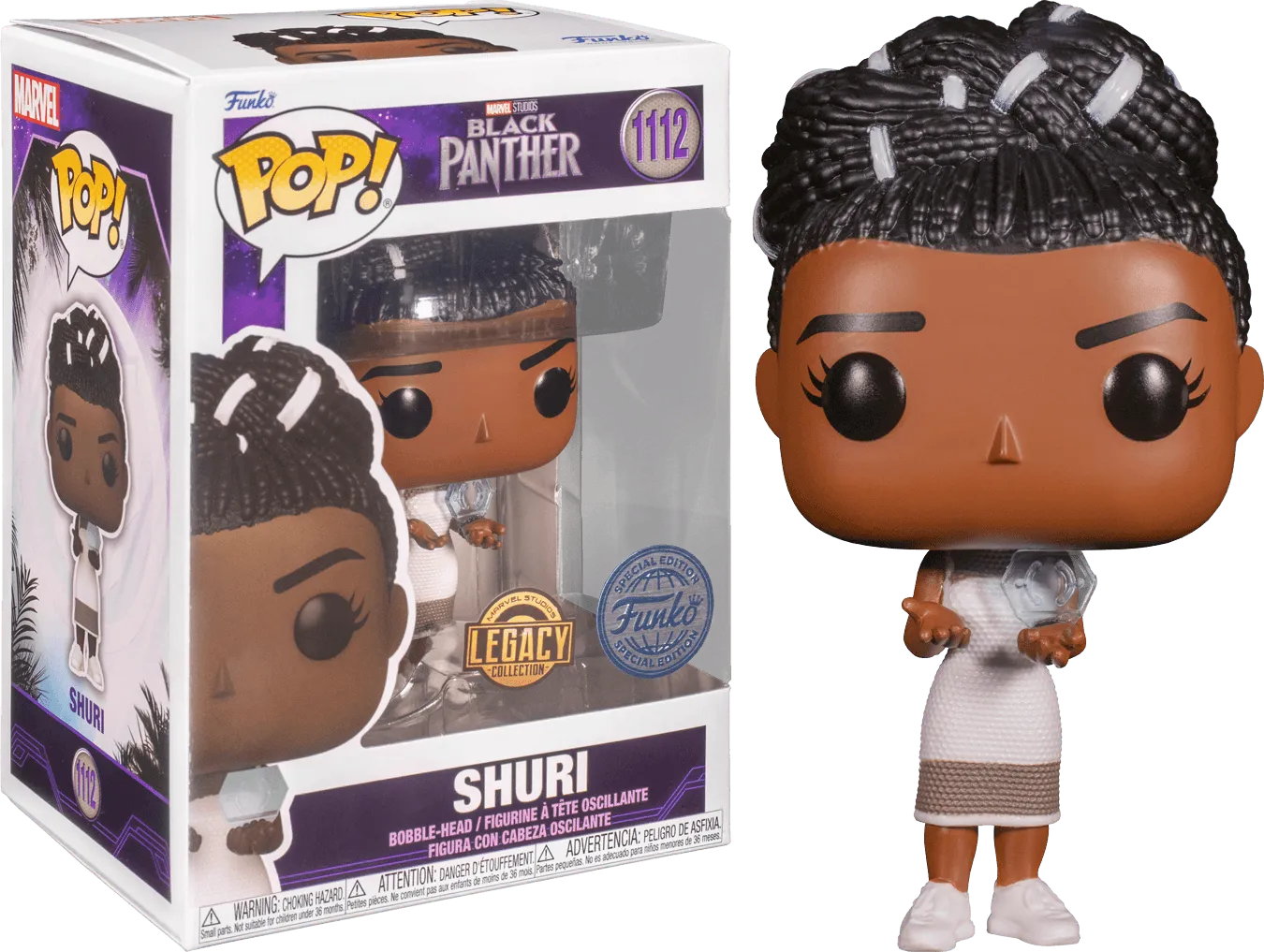 FUN64872 Black Panther (2018) - Shuri US Exclusive Pop! Vinyl [RS] - Funko - Titan Pop Culture