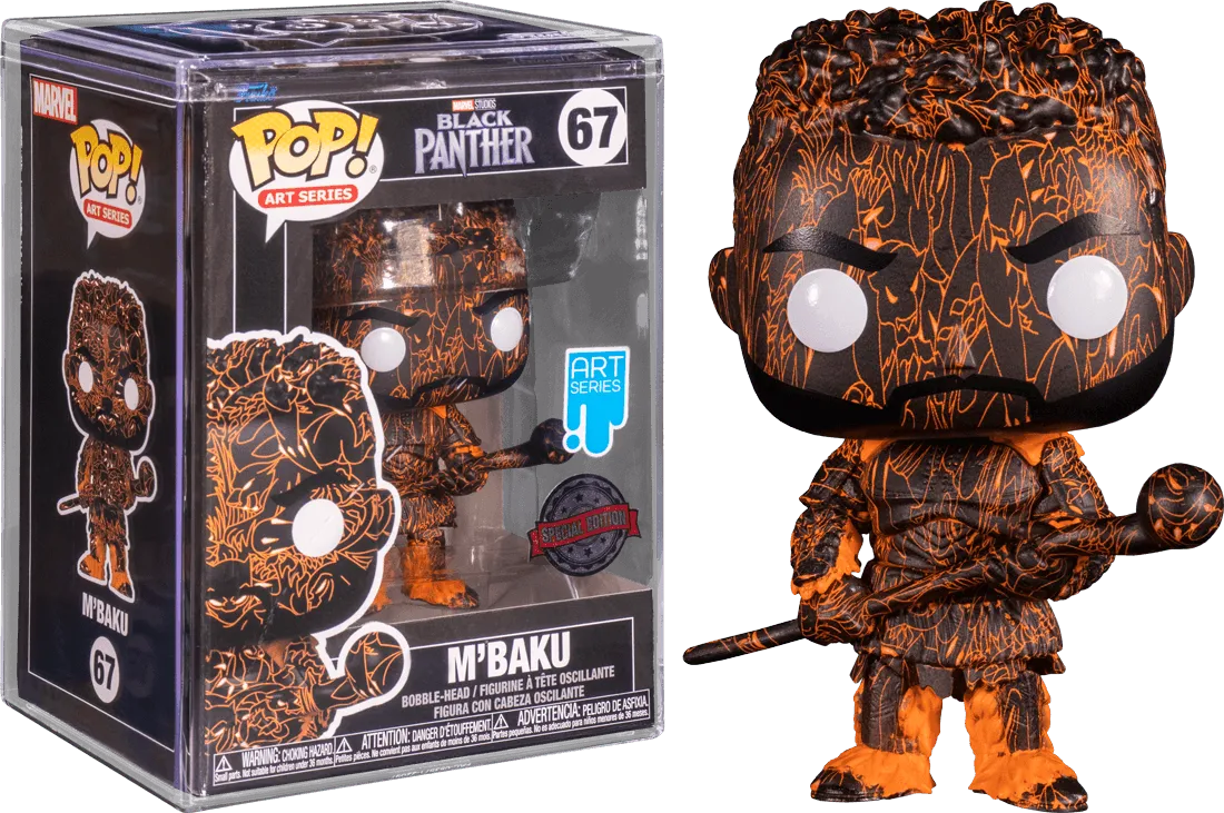FUN64891 Black Panther (2018) - M'Baku (Artist) US Exclusive Pop! Vinyl with Protector [RS] - Funko - Titan Pop Culture