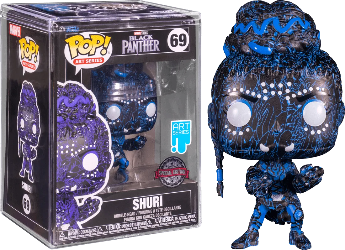 FUN64893 Black Panther (2018) - Shuri (Artist) US Exclusive Pop! Vinyl with Protector [RS] - Funko - Titan Pop Culture