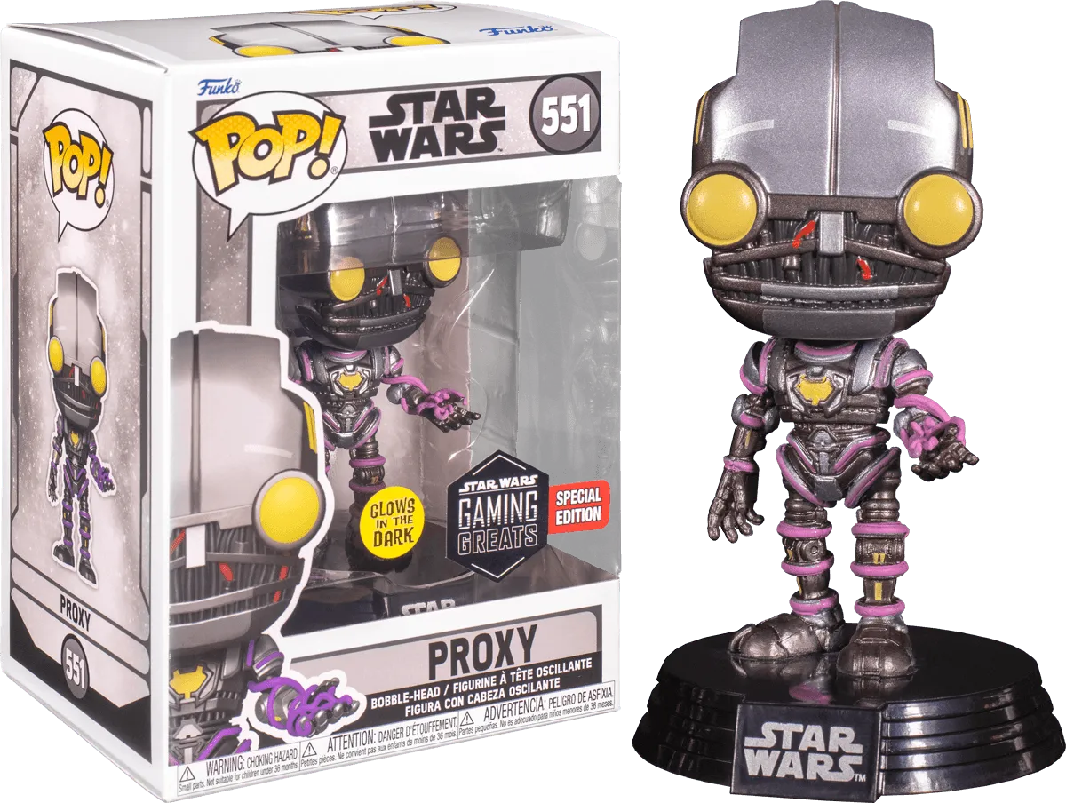 FUN65047 Star Wars - Proxy Glow US Exclusive Pop! Vinyl [RS] - Funko - Titan Pop Culture