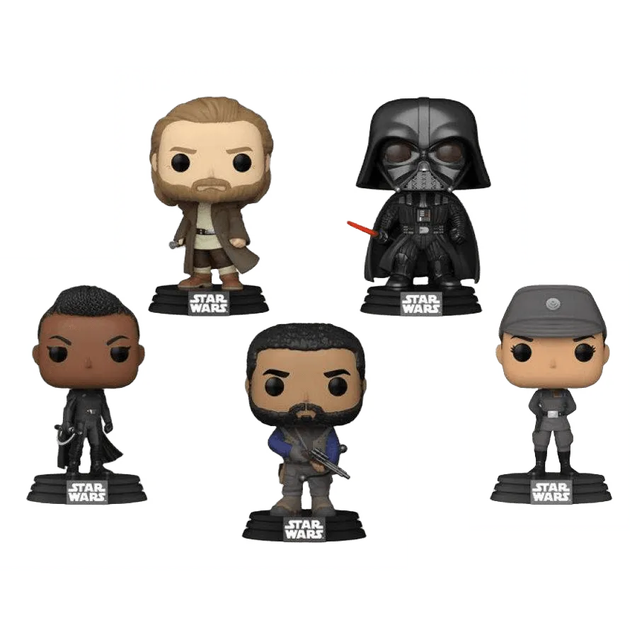 FUN65089 Star Wars - Kenobi US Exclusive Pop! Vinyl 5 Pack [RS] - Funko - Titan Pop Culture