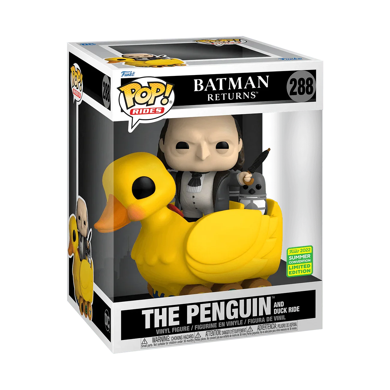 FUN65214 Batman Returns - Penguin & Duck Ride SDCC 2022 Exclusive Pop! Ride Vinyl [RS] - Funko - Titan Pop Culture