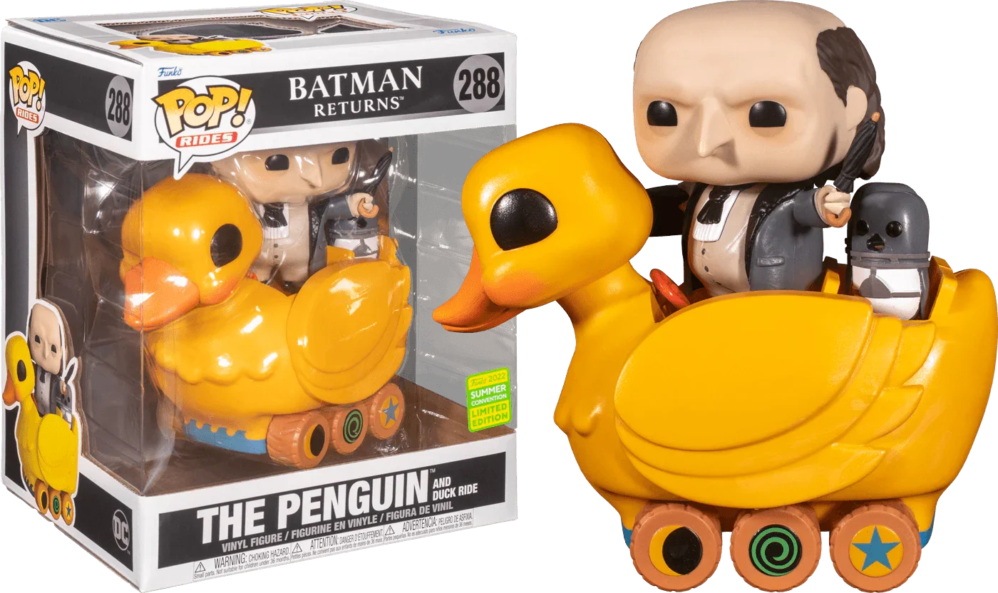 FUN65214 Batman Returns - Penguin & Duck Ride SDCC 2022 Exclusive Pop! Ride Vinyl [RS] - Funko - Titan Pop Culture