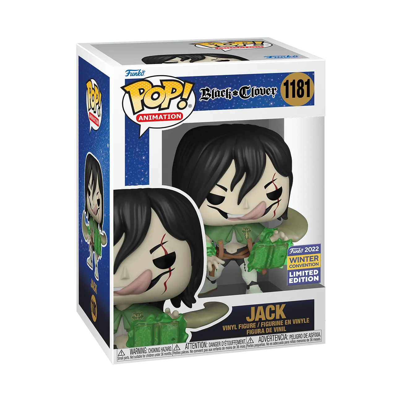FUN65346 Black Clover - Jack Pop! Vinyl (2022 Winter Convention Exclusive) [RS] - Funko - Titan Pop Culture