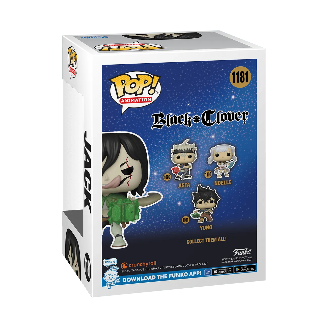 FUN65346 Black Clover - Jack Pop! Vinyl (2022 Winter Convention Exclusive) [RS] - Funko - Titan Pop Culture
