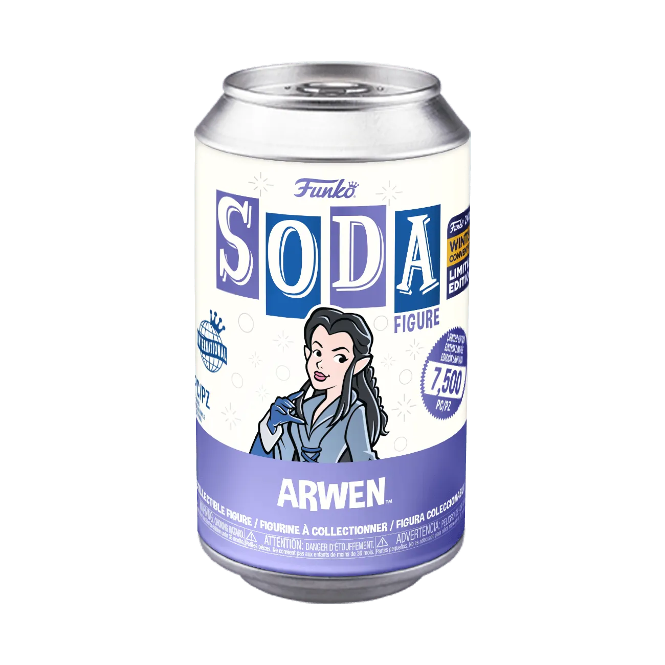 FUN65362 The Lord of the Rings - Arwen Winter Con 2022 Exclusive (with chase) Vinyl Soda [RS] - Funko - Titan Pop Culture