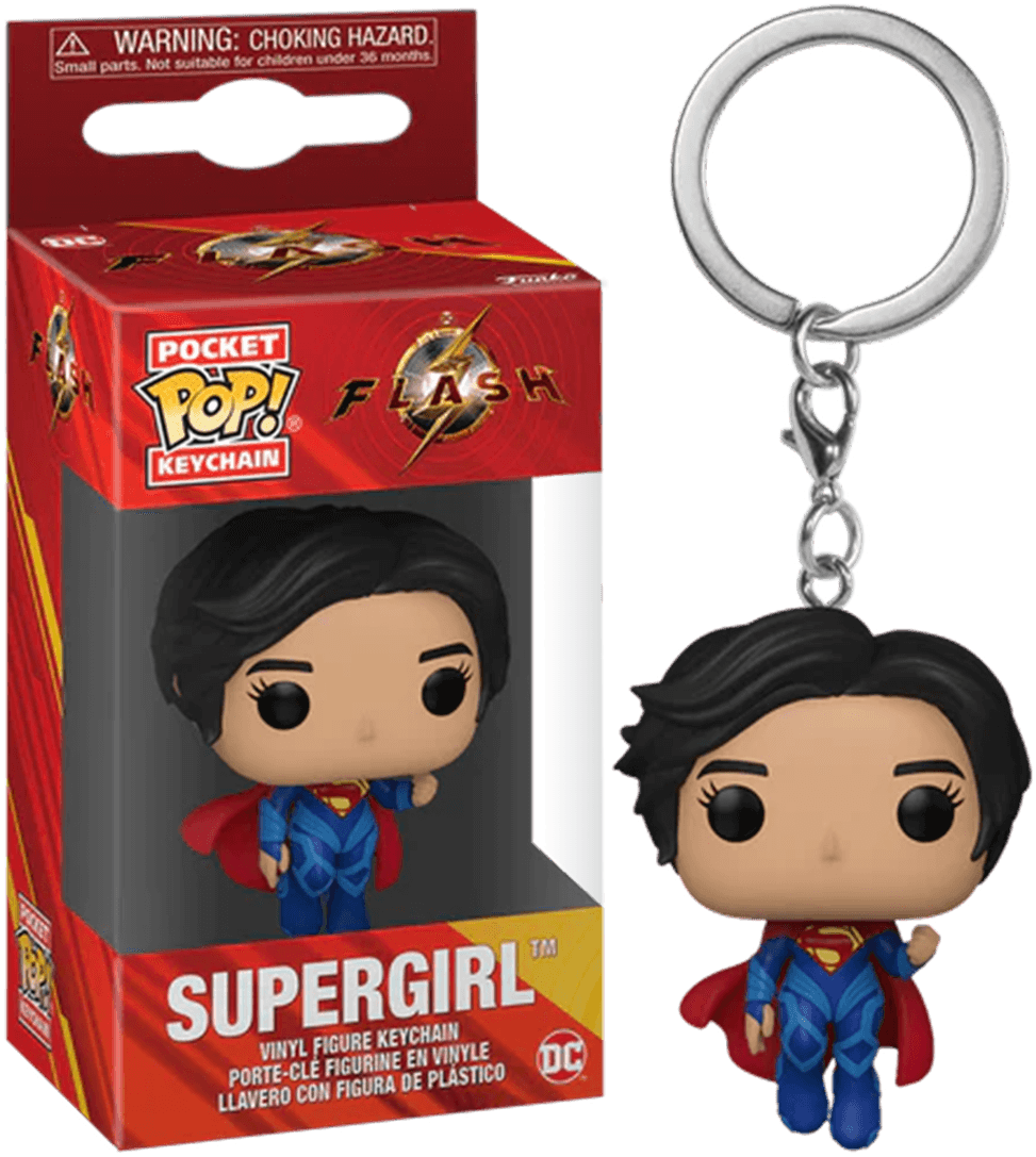 FUN65590 The Flash (2023) - Supergirl Pop! Keychain - Funko - Titan Pop Culture