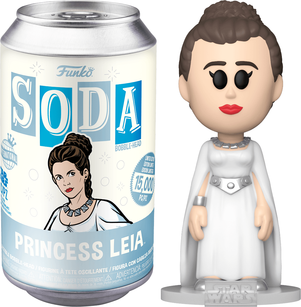 FUN66020 Star Wars - Princess Leia (with chase) Vinyl Soda - Funko - Titan Pop Culture