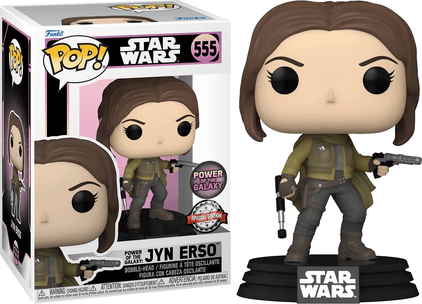 FUN66344 Star Wars - Power of the Galaxy Jyn Erso US Exclusive Pop! Vinyl [RS] - Funko - Titan Pop Culture