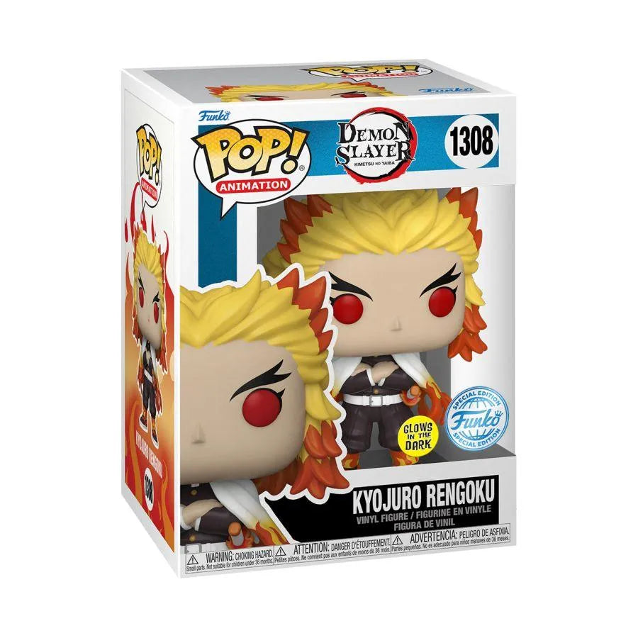 FUN66366 Demon Slayer - Rengoku Glow US Exclusive Pop! Vinyl [RS] - Funko - Titan Pop Culture