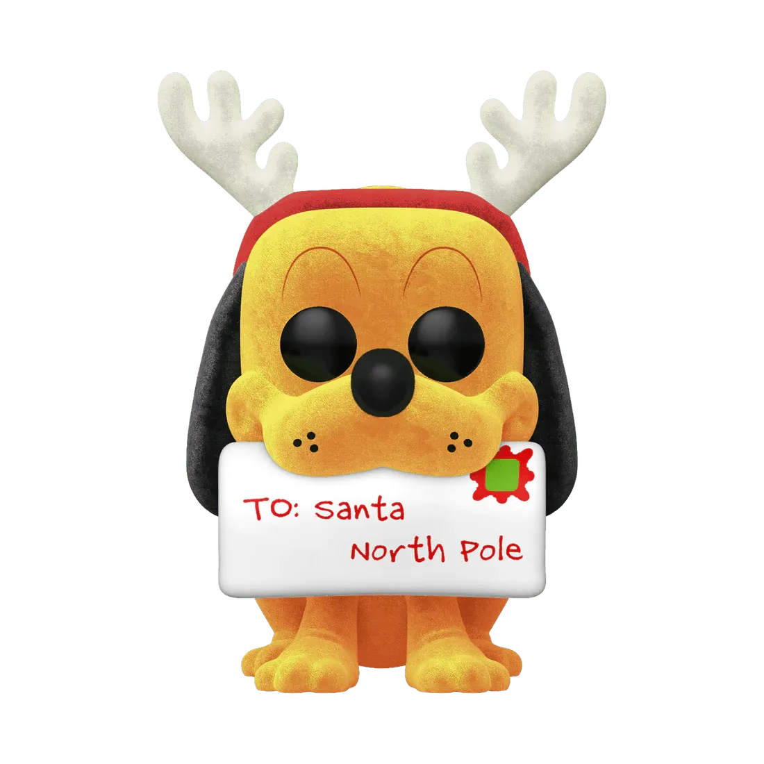FUN66369 Disney - Pluto Holiday US Exclusive Flocked Pop! Vinyl [RS] - Funko - Titan Pop Culture