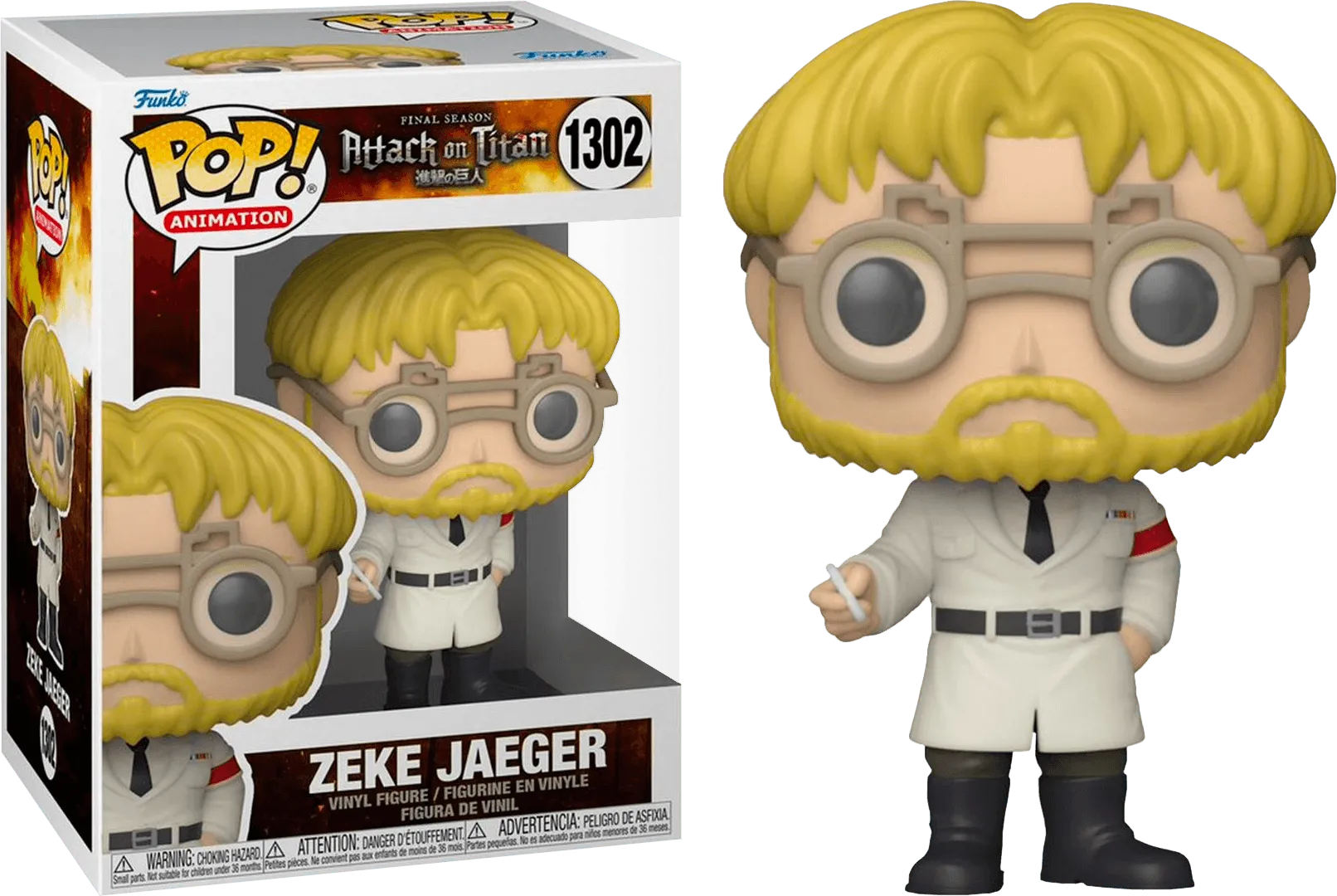FUN66465 Attack on Titan - Zeke Yeager Pop! Vinyl [RS] - Funko - Titan Pop Culture