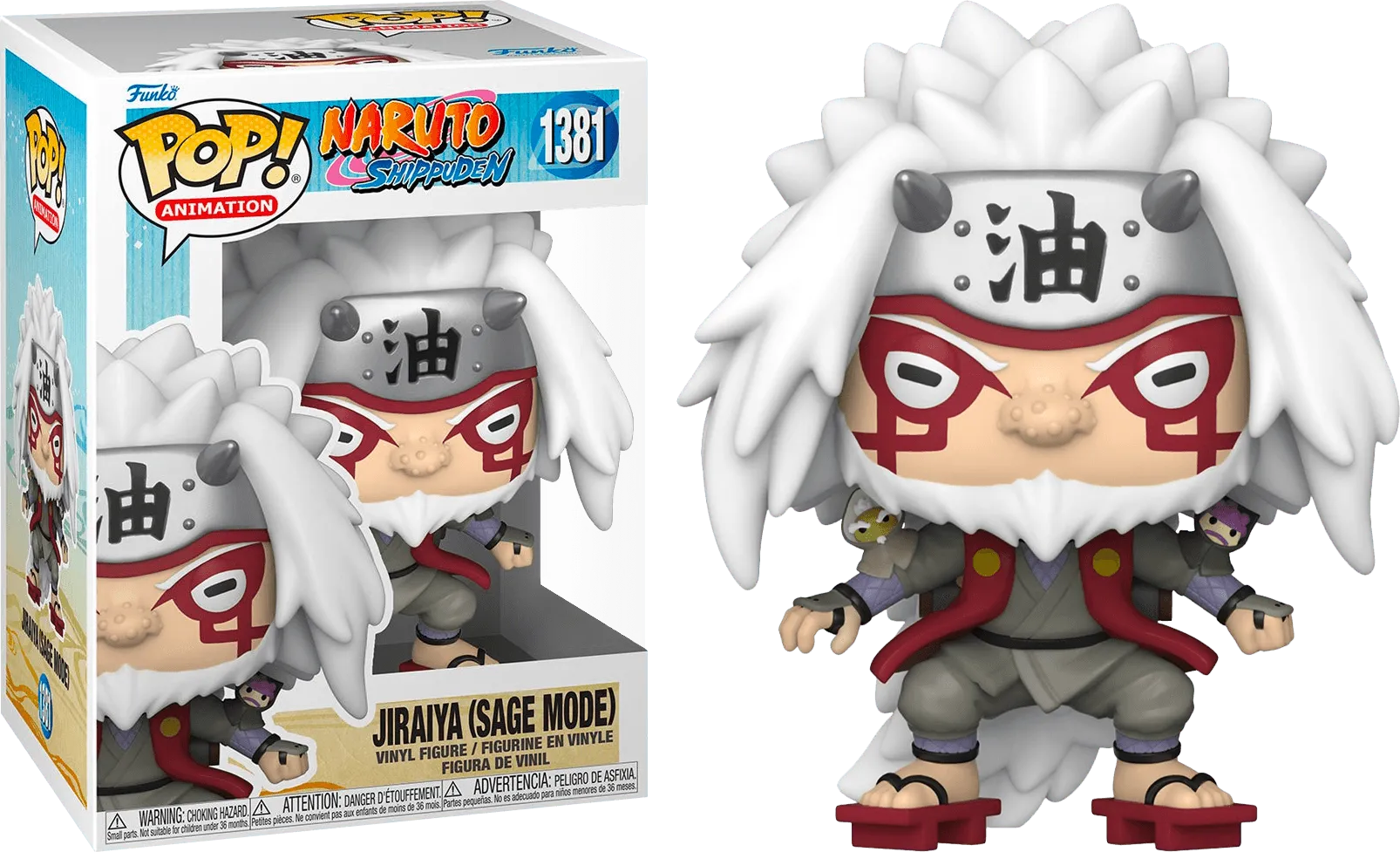 FUN66477 Naruto - Sage Mode Jiraiya US Exclusive Pop! Vinyl [RS] - Funko - Titan Pop Culture