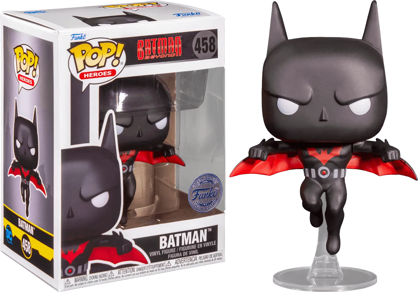 FUN66645CBUNDLE Batman Beyond - Batman US Exclusive Pop! Vinyl - Chase Bundle [RS] - Funko - Titan Pop Culture