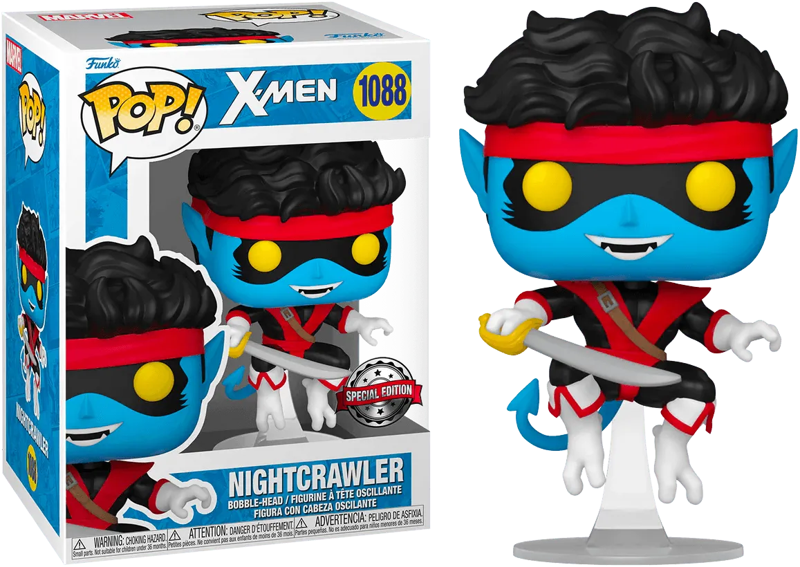 FUN66881 X-Men (comics) - Nightcrawler US Exclusive Pop! Vinyl [RS] - Funko - Titan Pop Culture
