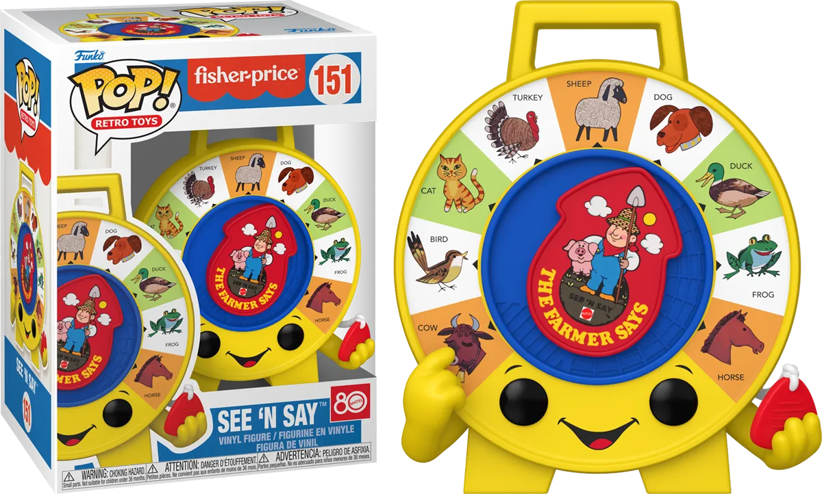 FUN67442 Retro Toys - See 'n Say Pop! Vinyl - Funko - Titan Pop Culture