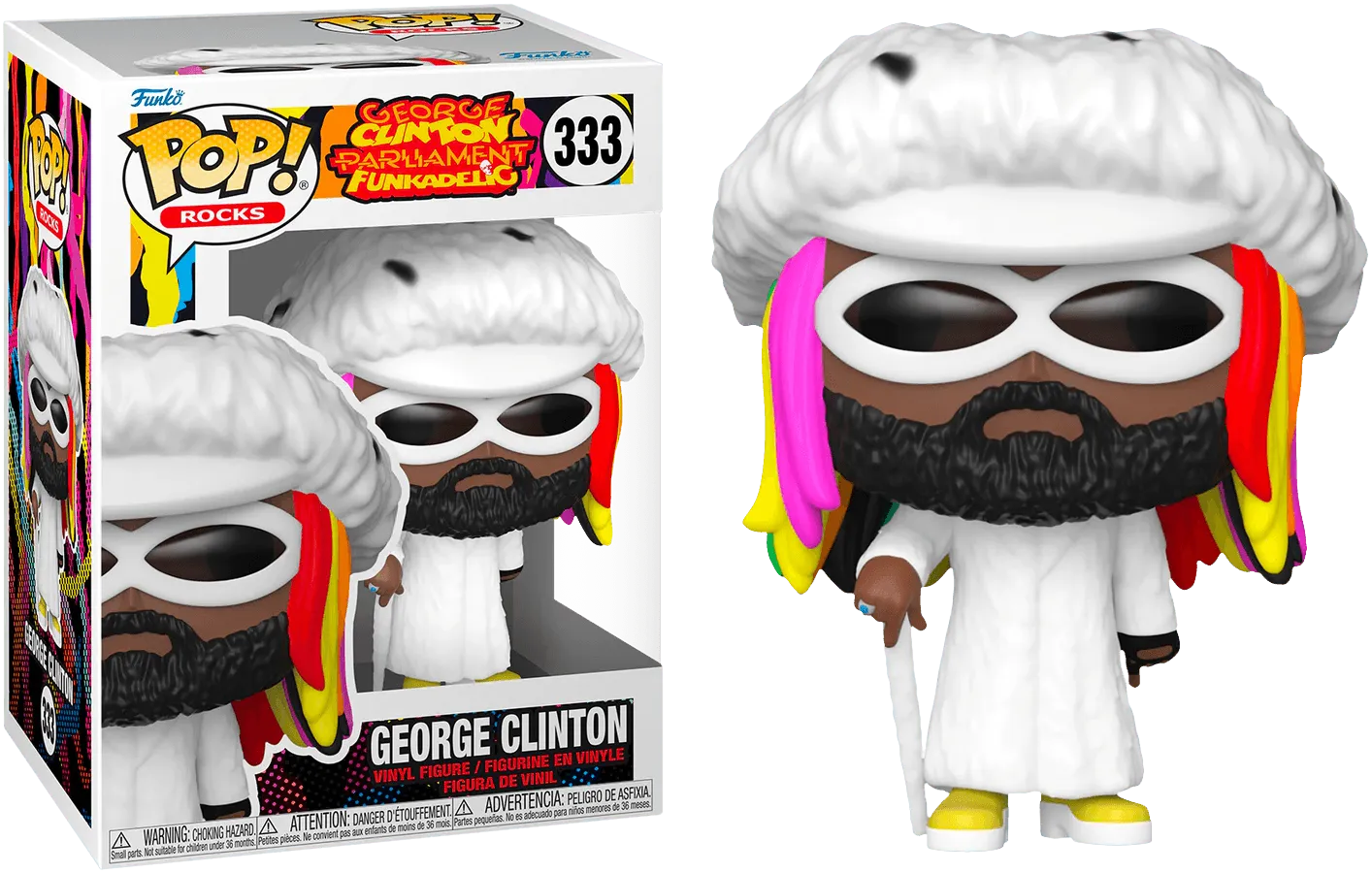 FUN67522 George Clinton - George Clinton Pop! Vinyl - Funko - Titan Pop Culture