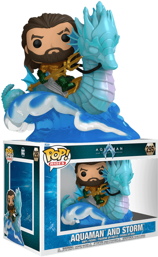 Aquaman and the Lost Kingdom - Aquaman on Storm Pop! Ride Pop! Ride by Funko | Titan Pop Culture