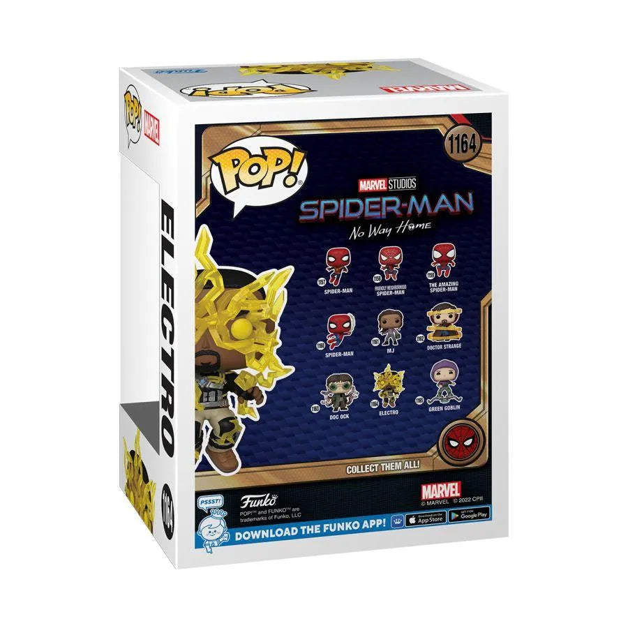 FUN67604 Spider-Man: No Way Home - Electro Pop! Vinyl - Funko - Titan Pop Culture